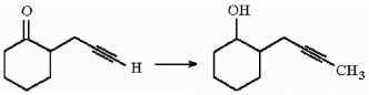 Propose a sequence of steps to carry out the following conversion.  