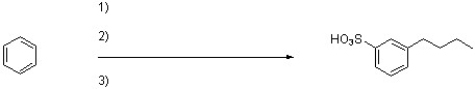 Complete the following reaction by filling in the necessary reagents.  