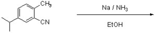 Draw a correct structure for the reaction below.  