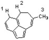 Which sequence ranks the indicated protons in order of increasing acidity?   A)  1 < 2 < 3 B)  2 < 3 < 1 C)  3 < 1 < 2 D)  3 < 2 < 1