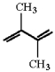 Draw the structure of the major product which results when the diene shown is treated with HBr at 40°C.  