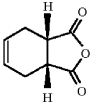 What diene and dienophile would react to give the product below?  