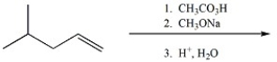 Provide the major organic product of the following.  