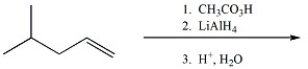 Provide the major organic product of the following.  