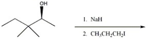 Provide the major organic product of the reaction shown below.  