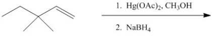 Provide the major organic product of the following.  