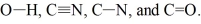 Rank the following bonds in order of increasing stretching frequency (cm-1) in IR spectroscopy:  