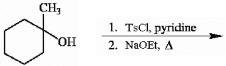Provide the structure of the major organic product in the reaction below.  