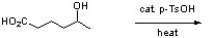 Draw a structure for the expected product of the reaction below.  