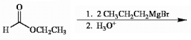 Provide the structure of the major organic product in the reaction shown below.  