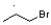 When propylene reacts with hydrogen bromide in the presence of a peroxide initiator, which of the following structures are formed during the mechanism? A)    B)    C)    D)  H∙