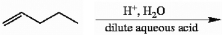 Draw the major organic product generated in the reaction below. Pay particular attention to regio- and stereochemical detail.  