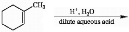 Draw the major organic product generated in the reaction below. Pay particular attention to regio- and stereochemical detail.  