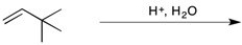 Draw the major organic product generated in the reaction below. Pay particular attention to regio- and stereochemical detail.  