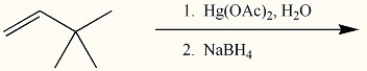 Draw the major organic product generated in the reaction below. Pay particular attention to regio- and stereochemical detail.  