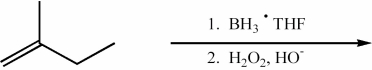 Provide the structure of the major organic product of the reaction below.  