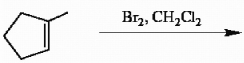 Draw the major organic product generated in the reaction below. Pay particular attention to regio- and stereochemical detail.  