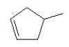 An unknown compound with empirical formula C<sub>3</sub>H<sub>5</sub> was treated with Br<sub>2</sub>/CCl<sub>4</sub>.<sub> </sub>The bromine solution went from orangish/red to clear immediately at room temperature. Upon treatment with O<sub>3</sub> followed by work-up with dimethylsulfide the following products were identified. From the information provided what is/are the most likely structure(s)  for this unknown compound.   A)    B)    C)    D)    E)  both A and D