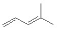 An unknown compound with empirical formula C<sub>3</sub>H<sub>5</sub> was treated with Br<sub>2</sub>/CCl<sub>4</sub>.<sub> </sub>The bromine solution went from orangish/red to clear immediately at room temperature. Upon treatment with O<sub>3</sub> followed by work-up with dimethylsulfide the following products were identified. From the information provided what is/are the most likely structure(s)  for this unknown compound.   A)    B)    C)    D)    E)  both A and D