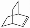 Provide the structure of the product which results when the alkene below is treated with O<sub>3</sub> followed by (CH<sub>3</sub>)<sub>2</sub>S.  