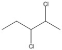 How many asymmetric carbon atoms are present in the molecule shown?   A)  0 B)  1 C)  2 D)  3 E)  4