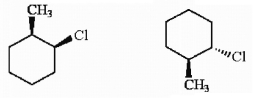 Which of the following terms best describes the pair of compounds shown: enantiomers, diastereomers, or the same compound?  