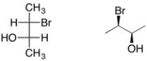 Would a 50/50 mixture of the two compounds below be optically active? Briefly explain your answer.  