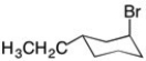 Which line-angle formula corresponds to the chair conformation shown below?     A)  I B)  II C)  III D)  IV