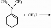What iminium salt is produced in the reaction shown below?  