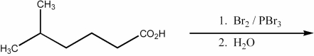 Provide the major organic product of the following reaction.  
