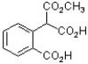 The following compound was found to inhibit HIV-1 (J. Med. Chem. 2011, 1812) . Predict the structure of the hydrolysis product.   A)    B)    C)    D)   