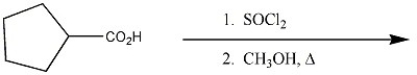 Provide the major organic product of the following reaction sequence.  