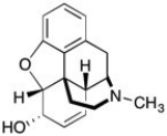 The structure of morphine is shown below. The amine in morphine is classified as ________.   A)  1° B)  2° C)  3° D)  aryl