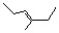 Which of the following compounds is an E isomer? A)    B)    C)    D)   