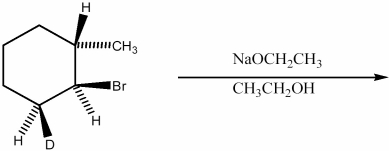 Provide the structure of the major organic product of the reaction below.  