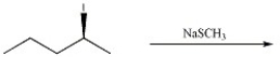 Provide the major organic product of the S<sub>N</sub>2 reaction below.
