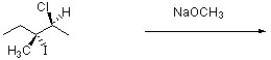 Provide a structure for the major substitution and major elimination product resulting from the reaction below.  