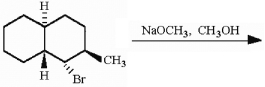 Provide the structure of the major organic product which results in the following reaction.  