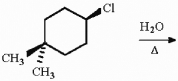 Predict the most likely mechanism for the reaction shown below.   A)  S<sub>N</sub>1 B)  S<sub>N</sub>2 C)  E1 D)  E2 E)  E1cb