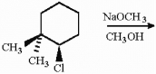 Predict the most likely mechanism for the reaction shown below.   A)  S<sub>N</sub>1 B)  S<sub>N</sub>2 C)  E1 D)  E2 E)  E1cb
