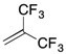 The monomer shown below, 1,1-bistrifluoromethylethylene, undergoes polymerization via:   A)  anionic polymerization B)  cationic polymerization C)  radical polymerization D)  chain-growth polymerization