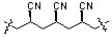 What monomer is needed to produce the polymer below?  