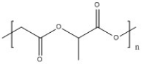 When the polymer below is hydrolyzed under acidic conditions, what compounds are formed?  