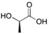 Poly(lactic acid) is a biodegradable polymer that is used in 3D printing. It can be made through the polymerization of L-lactic acid (below). Draw three repeat units of the polymer that is formed with the appropriate stereochemistry.  