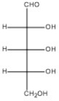 Draw the Haworth structure of the α-furanose form of the monosaccharide shown below.  