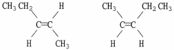 Are the two compounds shown below best described as cis-trans isomers, constitutional isomers, or not isomeric?  
