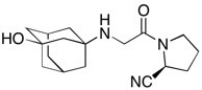 Vildagliptin is a recently released antidiabetic drug (J. Med. Chem. 2010, 7902). Circle and name each functional group in vildagliptin.  