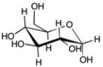 The cyclic structure of glucose is shown below. What functional groups are present in this molecule?   A)  acetal B)  hemiacetal C)  oxime D)  hydrate