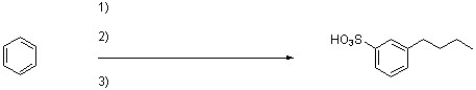 Complete the following reaction by filling in the necessary reagents.  