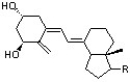 Which of the following represents the highest occupied molecular orbital for the conjugated pi system in Vitamin D<sub>3</sub>?   A)    B)    C)    D)   
